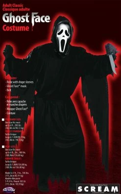 Fun World Classic Ghost Face Costume - Adult