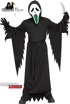 Fun World Light Up Ghost Face Costume - Child Size