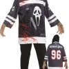 Fun World Ghost Face Mask And Hockey Jersey - Adult Costume -role play 137434