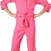 Pink Power Jumpsuit - Child Costume 1 Pink Power Jumpsuit - Child Costume -role play 61BnR UBmjL. AC UY741