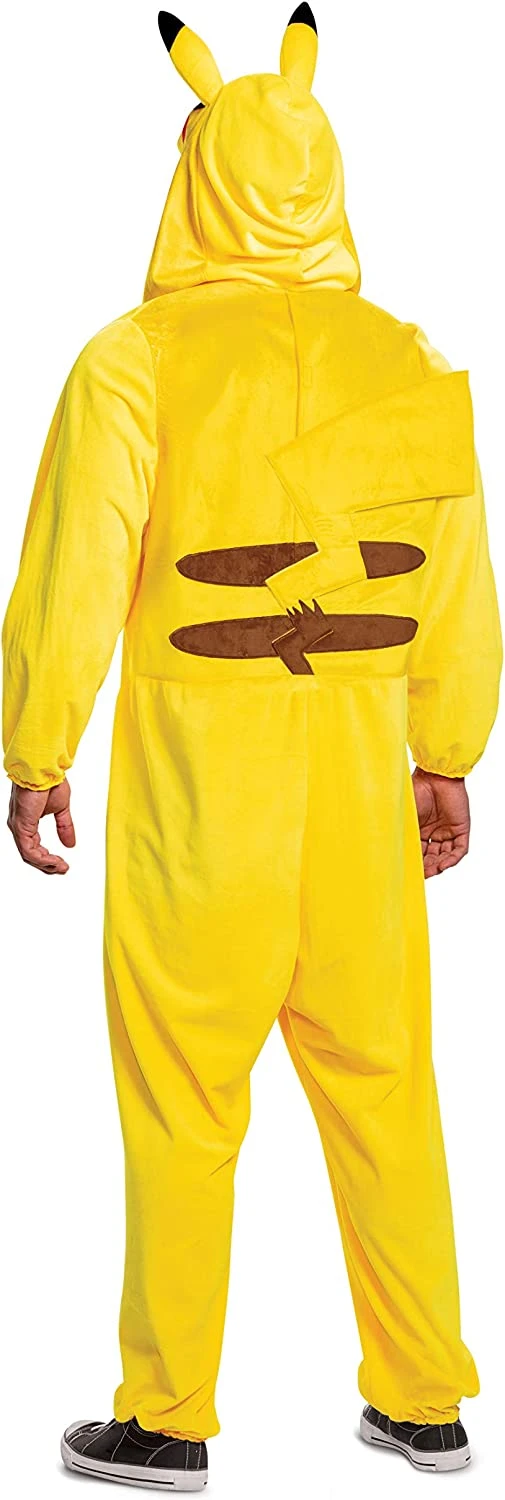Classic Unisex Pikachu - Adult Costume 4 Classic Unisex Pikachu - Adult Costume - Image 2