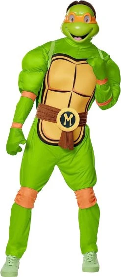 Teenage Mutant Ninja Turtles - Adult Costume With Mask 12 Teenage Mutant Ninja Turtles - Adult Costume With Mask -role play 61ZuUvXIeRL. AC UX679