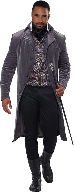 Mens Regency Coat And Vest Set - Adult Costume