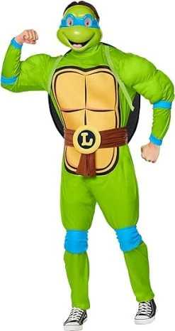 Teenage Mutant Ninja Turtles - Classic Deluxe Adult Costume With Mask -role play 71htaqp yxL. AC UY550