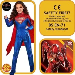 Supergirl - Child Costume -role play 81zOTcdi5ML. AC UX679