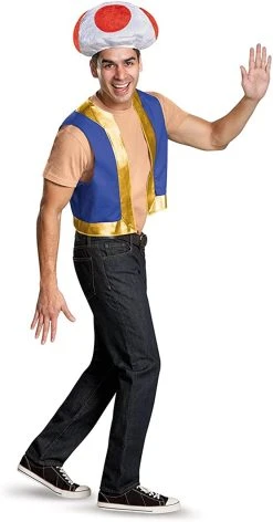 Super Mario Bros - Toad Adult Accessory Kit