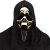 Fun World Ghost Face - Golden - Adult Mask -role play 91520