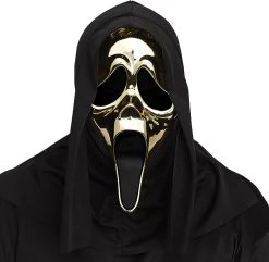 Fun World Ghost Face - Golden - Adult Mask