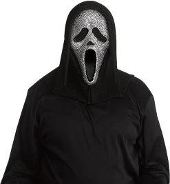 Fun World Ghost Face - Bling! - Adult Mask -role play 93358C