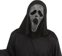 Fun World Ghost Face - Bling! - Adult Mask -role play 93358G