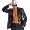 Roaring 20s Black Sequin Jacket -role play Roaring 20s Sequin Jacket