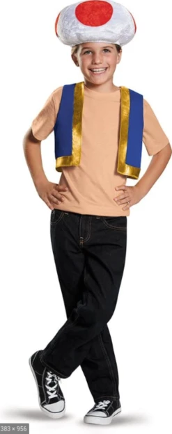 Super Mario Brother: Toad Child Costume