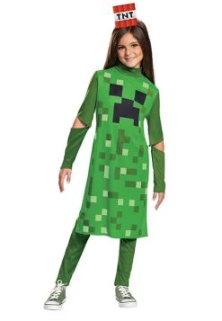 Minecraft Creeper Child Costume