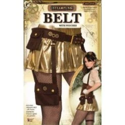 Forum Novelties Steampunk Belt With Pouches