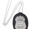 Forum Novelties Costume Detective Badge On Chain -role play gs acc4500 special police detective badge on chain cop costume accessory 1200