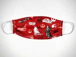 Star Wars Rey Face Mask, Reusable Cotton, Handmade Anti Dust Mask - Washable Face Mask
