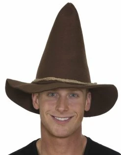 Brown Scarecrow Hat