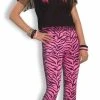 Forum Novelties Pink Zebra Stirrup Pants -role play img proxy 20685811 24f2 4350 9b4a b3093dd54610