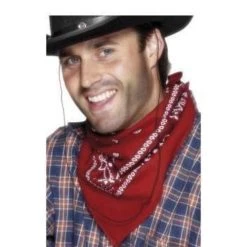 Forum Novelties Red Cowboy Bandana