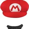 Mario - Hat & Mustache - Adult Accessory Kit -role play img proxy 30e11a2e 88e9 4c90 b99c 514519510667