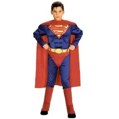 Deluxe Muscle Chest Kids Superman Costume