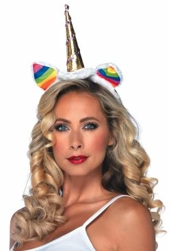 LEG AVENUE Rainbow Unicorn Headband