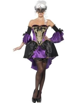 Carnival Of The Damned - Midnight Baroque Masquerade - Adult Costume