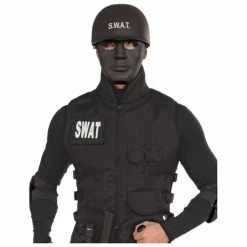 Forum Novelties SWAT Force Black Face Mask