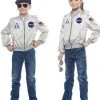 NASA Silver Flight Jacket Child Costume