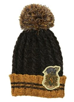 Harry Potter - Hufflepuff Heathered Pom Beanie -role play img proxy e001f8cf 64a6 4243 a7a3 2bac0dcd0b94