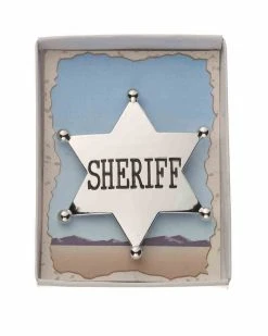 Forum Novelties Boxed Sheriff's Badge - Silver